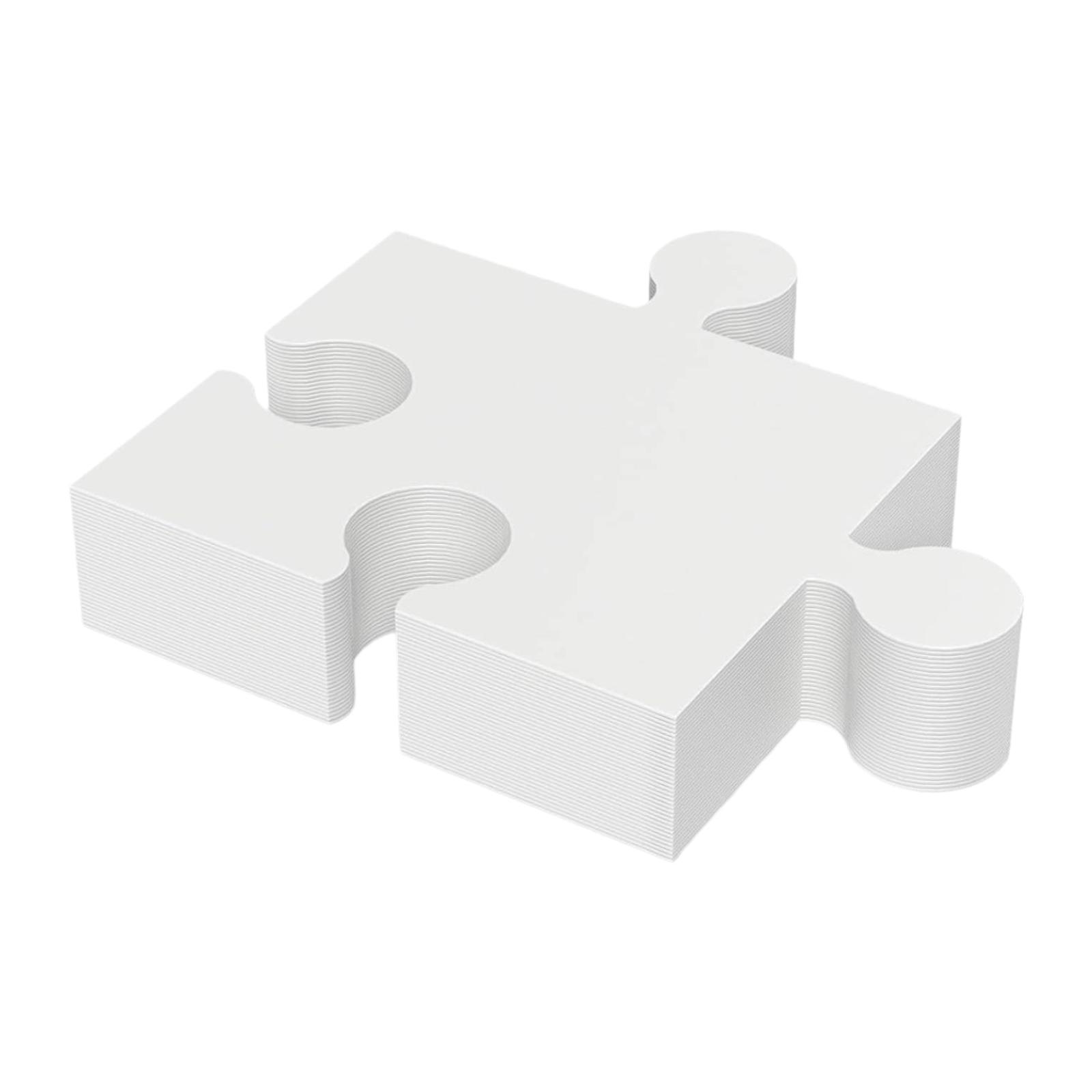 ชิ้นส่วนจิ๊กซอว์เปล่า 30 ชิ้น  - Puzzle Blank White บทวิจารณ์และราคา
