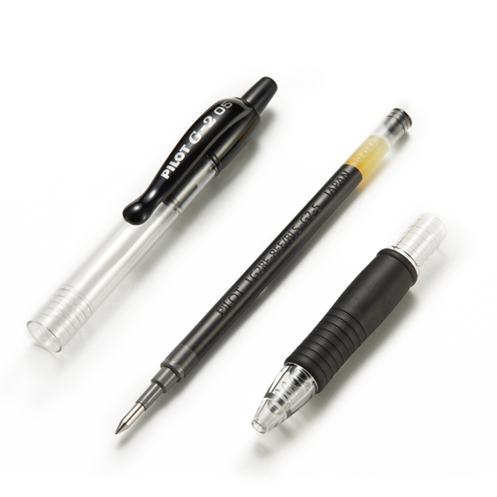 ปากกาเจลนักบินขนาดใหญ่ความจุ B - Pilot Pen G2 บทวิจารณ์และราคา