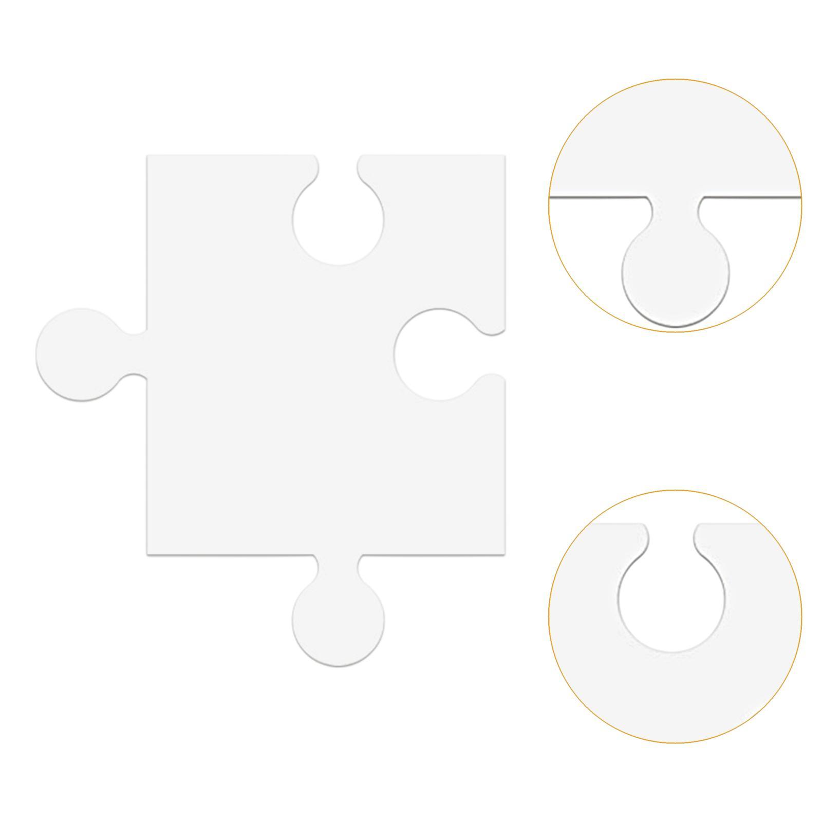 24 ชิ้น แผ่นกระดาษแข็งสีขาวเปล - Puzzle Blank White บทวิจารณ์และราคา