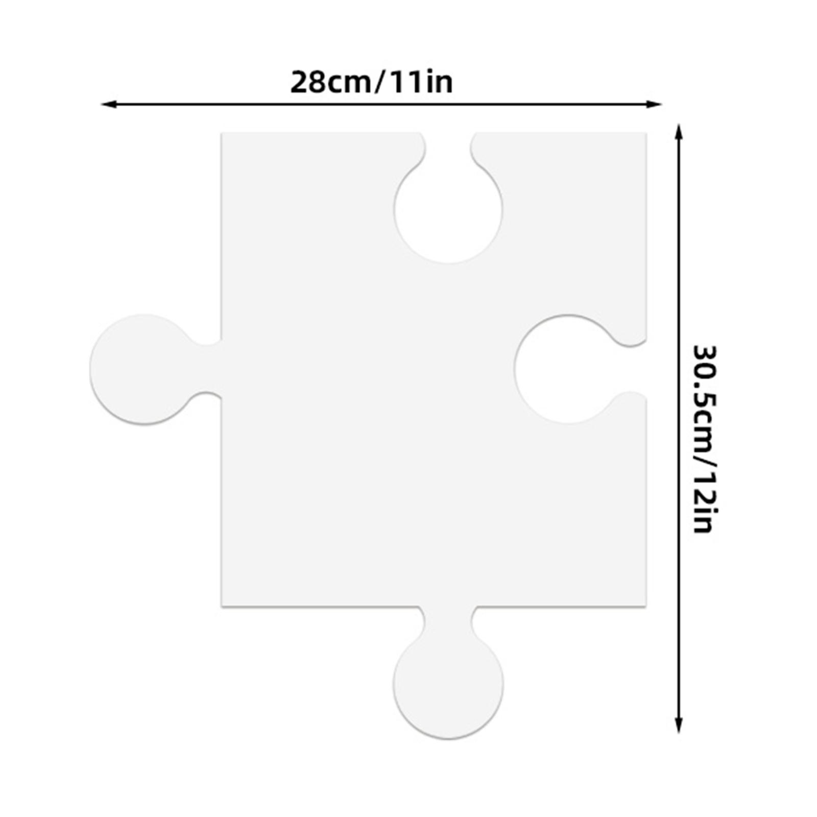 24 ชิ้น แผ่นกระดาษแข็งสีขาวเปล - Puzzle Blank White บทวิจารณ์และราคา