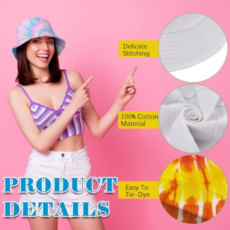 หมวกบักเก็ตผ้าฝ้ายสีขาวสำหรับท - Hat Sublimation Blank บทวิจารณ์และราคา