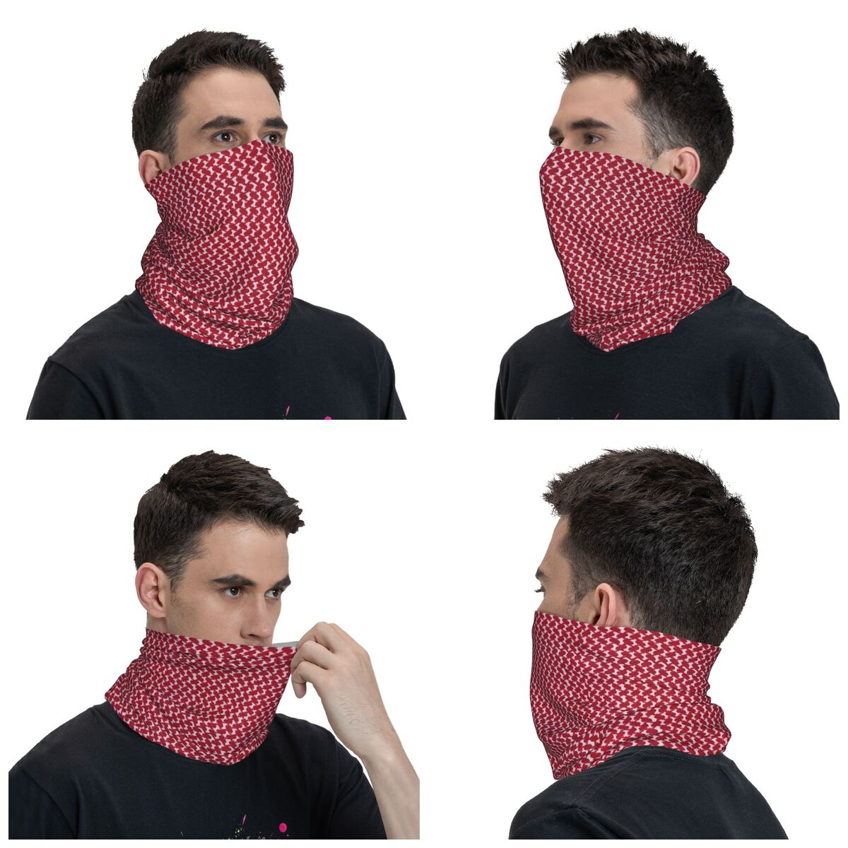 ตะวันออกกลาง Keffiyeh ผ้าพันคอ - Bandana Blank White บทวิจารณ์และราคา