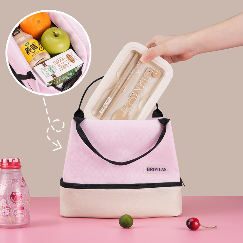 กระเป๋าใส่อาหารกลางวันแบบสองชั - Tote Bag Sublimation บทวิจารณ์และราคา