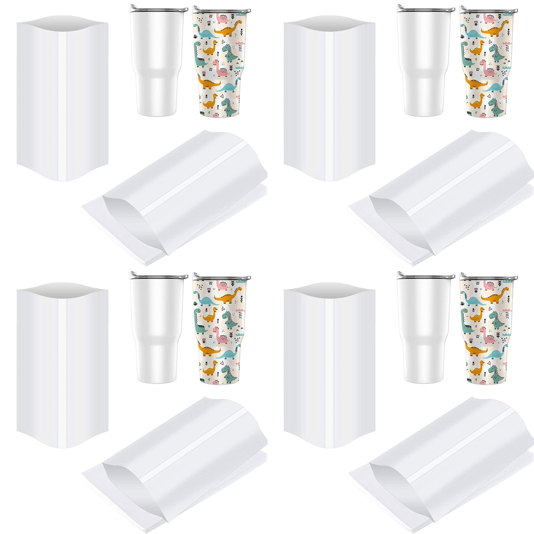 ABBN-8X12 นิ้ว ปลอกหุ้มแบบหดสำ - Sublimation Mug White บทวิจารณ์และราคา